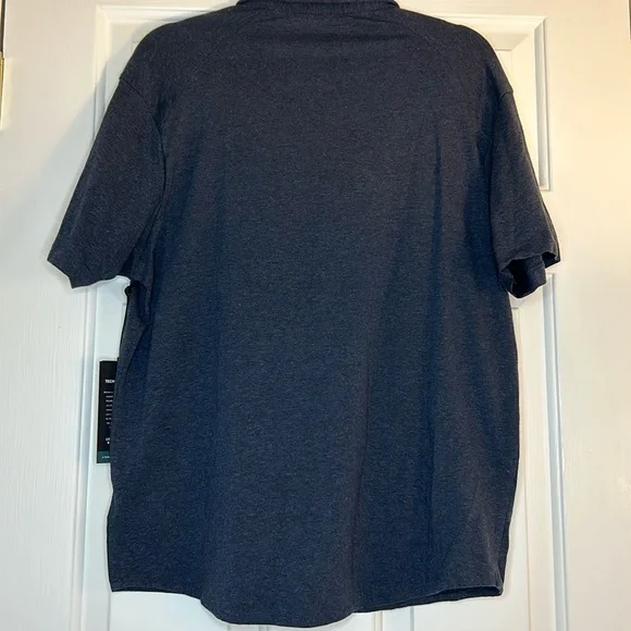 Kenneth Cole Men’s Short Sleeve Cotton Button Down Shirt, Size S - Picture 2 of 9